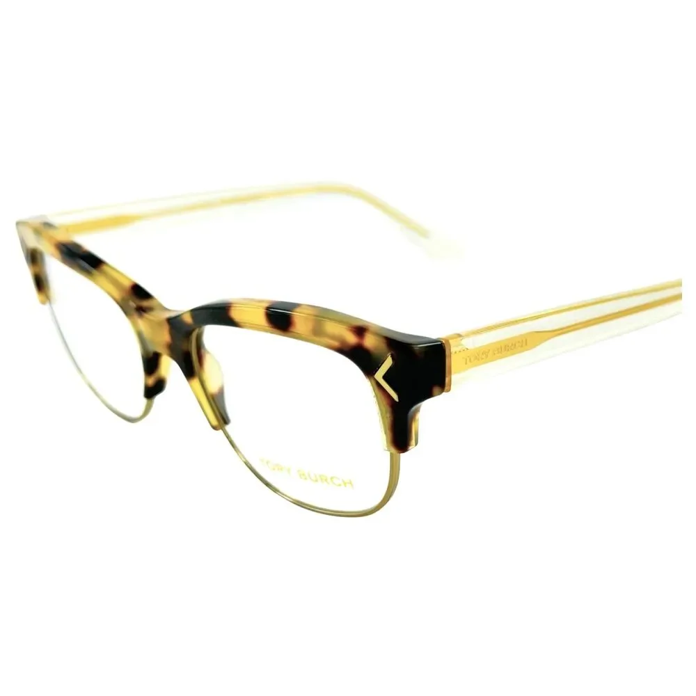 Tory Burch TY2083 Womens Metal Eyeglass Frame 1706 Tokyo Tortoise Gold 51-17